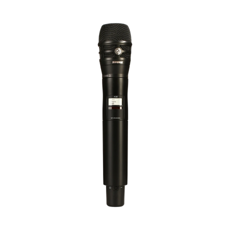 Shure AD2/KSM8B Digital Handheld Wireless Microphone Transmitter with KSM8 Capsule (G57: 470 to 616 MHz, Black) — Being Shipped
