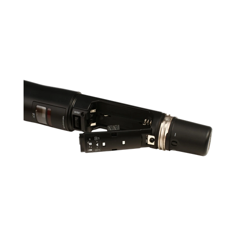 Shure AD2/KSM8B Digital Handheld Wireless Microphone Transmitter with KSM8 Capsule (G57: 470 to 616 MHz, Black) — Being Shipped