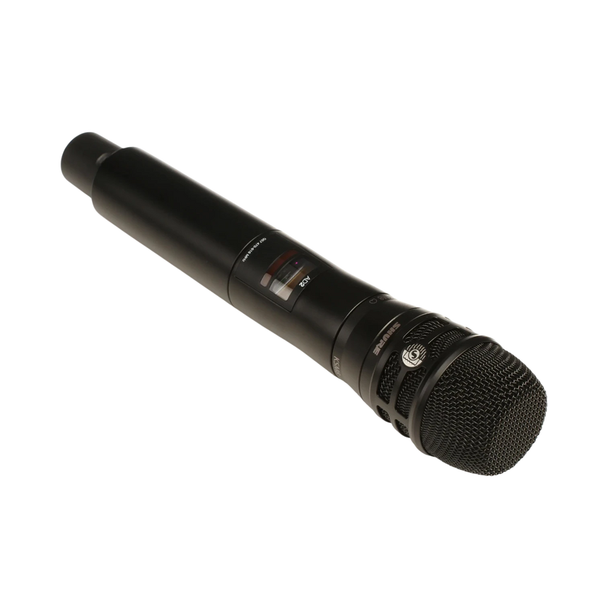 Shure AD2/KSM8B Digital Handheld Wireless Microphone Transmitter with KSM8 Capsule (G57: 470 to 616 MHz, Black) — Being Shipped