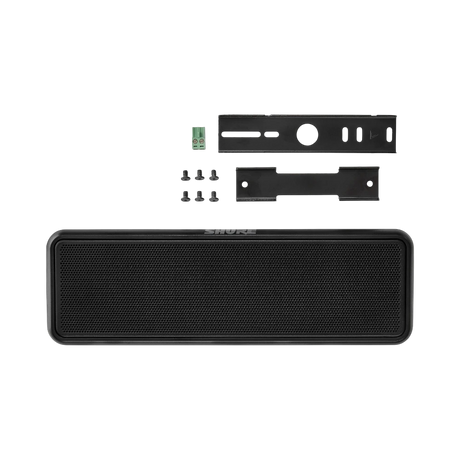 Shure MXP-3 Microflex Wall Mount Passive Loudspeaker (Black, Single) — Being Shipped