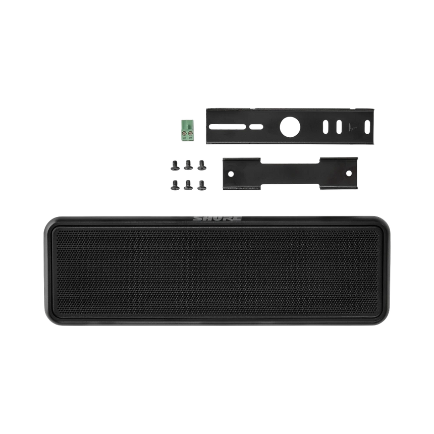 Shure MXP-3 Microflex Wall Mount Passive Loudspeaker (Black, Single) — Being Shipped