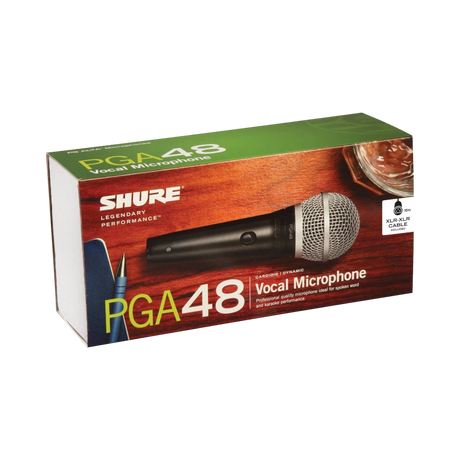 Shure PGA48 Dynamic Vocal Microphone (XLR Cable) — Being Shipped