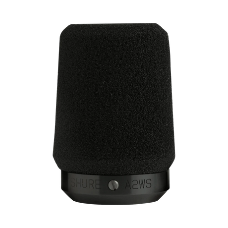Shure A2WS-BK Black Foam Locking Windscreen — Being Shipped