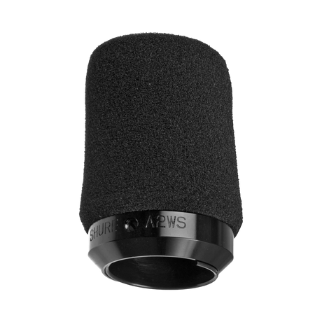 Shure A2WS-BK Black Foam Locking Windscreen — Being Shipped