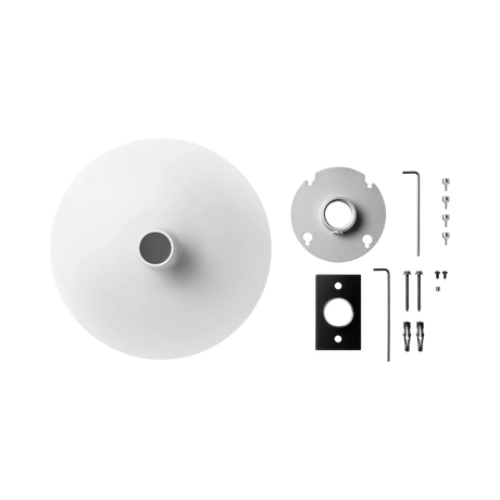 Shure A900-R-PM Pole-Mount Kit for MXA920-R Microphone & 1.5" NPT Pole (White) — Being Shipped