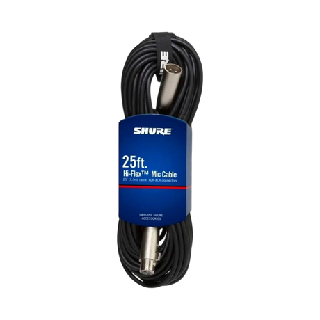 Shure C25J Hi-Flex XLR Microphone Cable (25') — Being Shipped