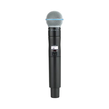 Shure ULXD2/B58 VHF Digital Handheld Wireless Microphone Transmitter with Beta 58A Capsule (V50: 174 to 216 MHz) — Being Shipped