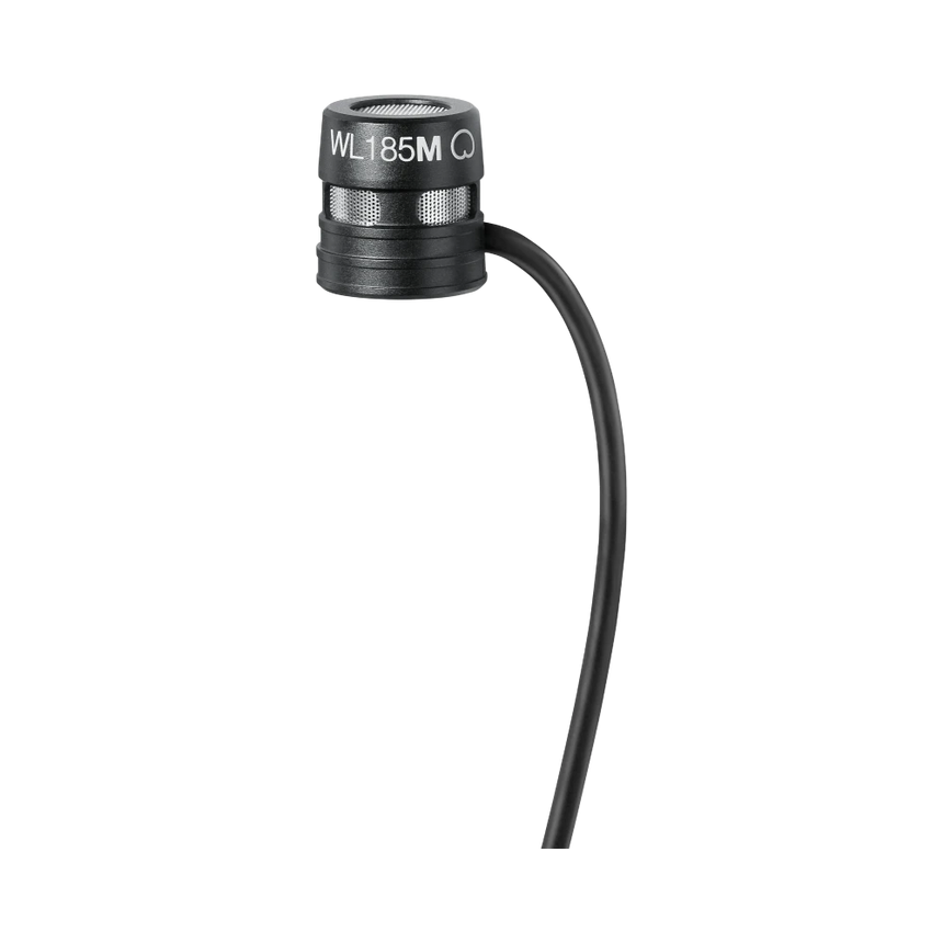 Shure WL185m Low-Profile Cardioid Lavalier Microphone with TA4F Connector (Black) — Being Shipped