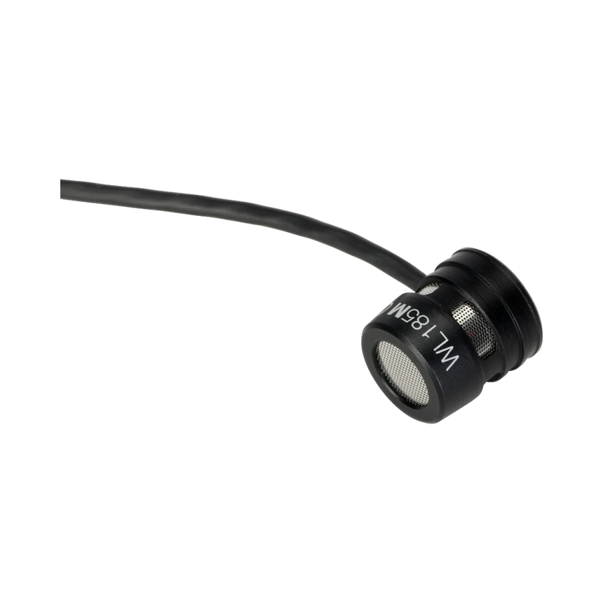 Shure WL185m Low-Profile Cardioid Lavalier Microphone with TA4F Connector (Black) — Being Shipped