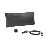 Shure WL185m Low-Profile Cardioid Lavalier Microphone with TA4F Connector (Black) — Being Shipped