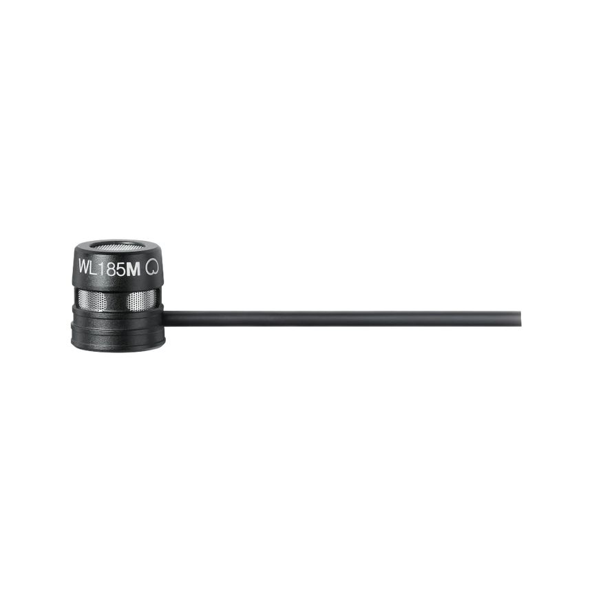 Shure WL185m Low-Profile Cardioid Lavalier Microphone with TA4F Connector (Black) — Being Shipped