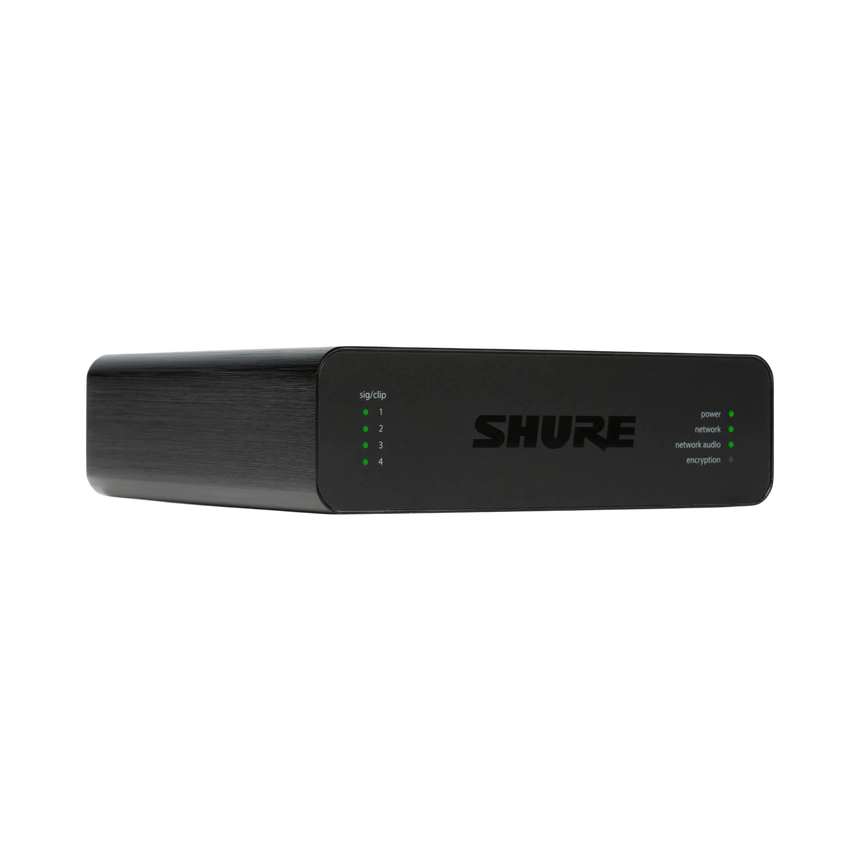 Shure ANI4IN 4-Channel Dante Mic/Line Audio Network Interface Unit (XLR Inputs) — Being Shipped