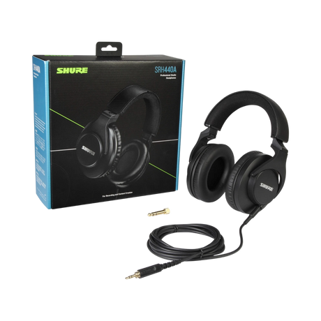 Shure SRH440A Closed-Back Over-Ear Studio Headphones — Being Shipped