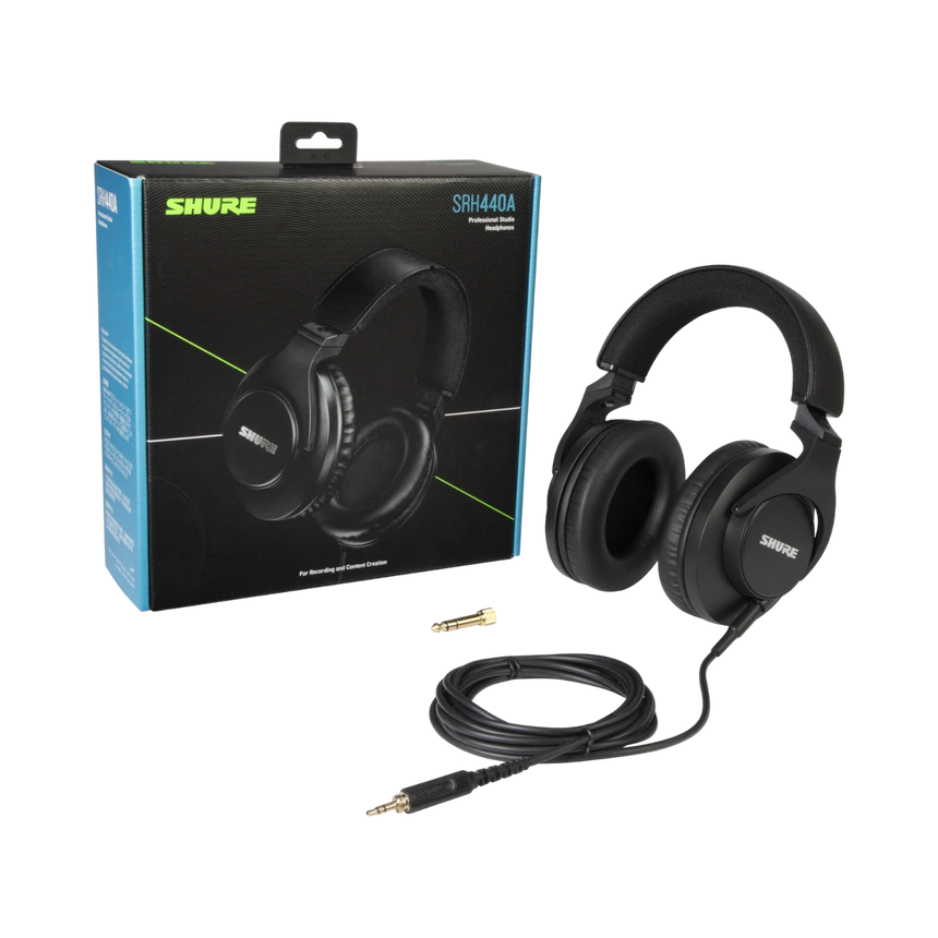 Shure SRH440A Closed-Back Over-Ear Studio Headphones — Being Shipped