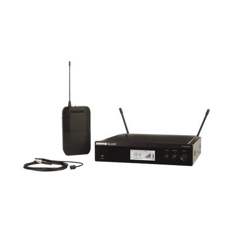 Shure BLX14R/W93 Rackmount Wireless Omni Lavalier Microphone System (J11: 596 to 616 MHz) — Being Shipped
