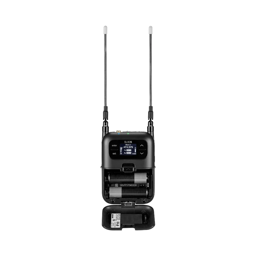 Shure SLXD5 Digital Camera-Mount Wireless Microphone Receiver (J52: 558 to 602 + 614 to 616 MHz) — Being Shipped