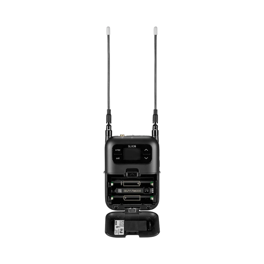 Shure SLXD5 Digital Camera-Mount Wireless Microphone Receiver (J52: 558 to 602 + 614 to 616 MHz) — Being Shipped