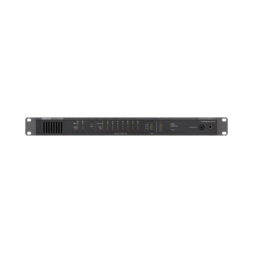 Shure MXWANI8 8-Channel Audio Network Interface — Being Shipped