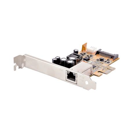StarTech.com 1 Port 2.5Gbps PoE Network Card, PCIe Ethernet Card w/RJ45, 30W 802.3at PoE NIC for Desktops/Servers, Network PoE LAN Adapter w/Low-Profile Bracket, NBaseT, Windows/Linux - TAA — Being Shipped