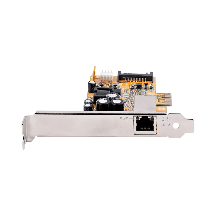 StarTech.com 1 Port 2.5Gbps PoE Network Card, PCIe Ethernet Card w/RJ45, 30W 802.3at PoE NIC for Desktops/Servers, Network PoE LAN Adapter w/Low-Profile Bracket, NBaseT, Windows/Linux - TAA — Being Shipped