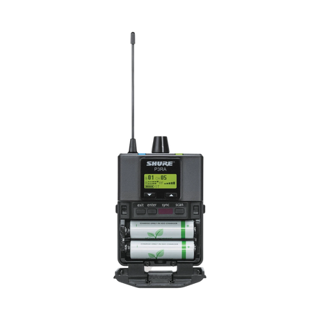 Shure P3RA Wireless Bodypack Receiver for PSM300 System (J13: 566-590 MHz) — Being Shipped