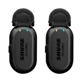 Shure MoveMic Two Receiver Kit 2-Person Clip-On Wireless Microphone System for Mobile Devices & Cameras — Being Shipped