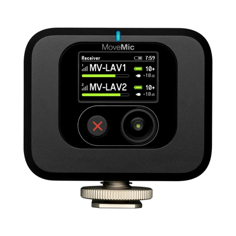 Shure MoveMic Two Receiver Kit 2-Person Clip-On Wireless Microphone System for Mobile Devices & Cameras — Being Shipped