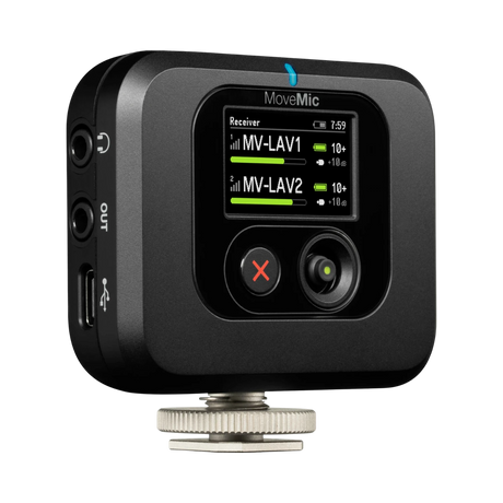 Shure MoveMic Two Receiver Kit 2-Person Clip-On Wireless Microphone System for Mobile Devices & Cameras — Being Shipped