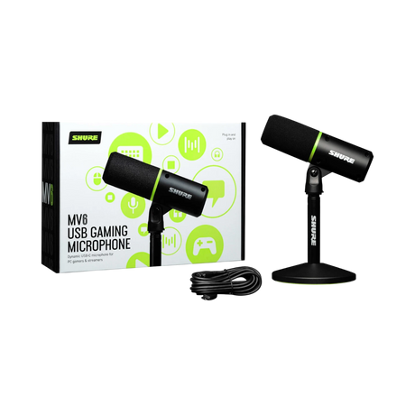 Shure MV6 Cardioid USB Gaming Microphone — Being Shipped