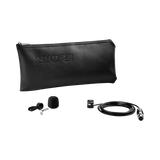 Shure WL184m Low-Profile Supercardioid Lavalier Microphone with TA4F Connector (Black) — Being Shipped