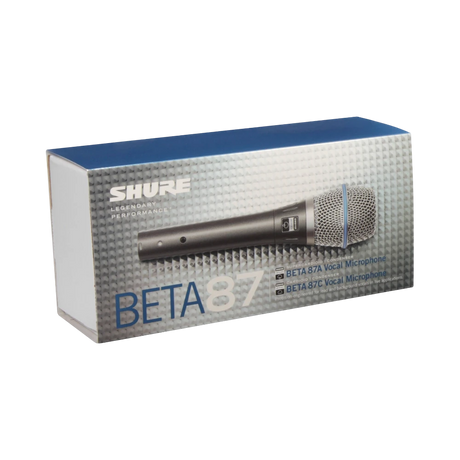 Shure Beta 87A Supercardioid Condenser Microphone — Being Shipped