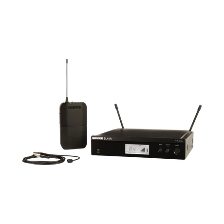 Shure BLX14R/W93 Rackmount Wireless Omni Lavalier Microphone System (H11: 572 to 596 MHz) — Being Shipped