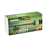 Shure PGA98H-XLR Clip-On Cardioid Condenser Horn Mic with Inline Preamp & Cable (15') — Being Shipped