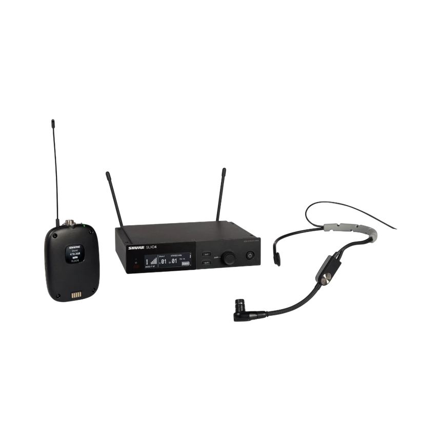 Shure SLXD14/SM35 Digital Wireless Cardioid Performance Headset Microphone System (G58: 470 to 514 MHz) — Being Shipped