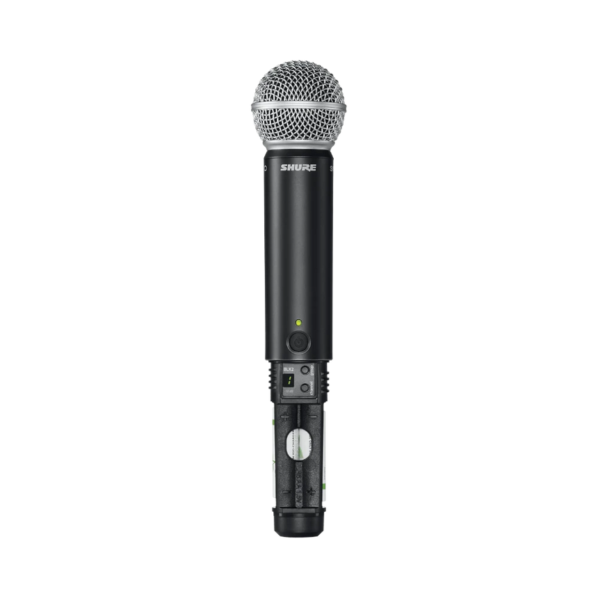 Shure BLX24/SM58 Wireless Handheld Microphone System with SM58 Capsule (J11: 596 to 616 MHz) — Being Shipped