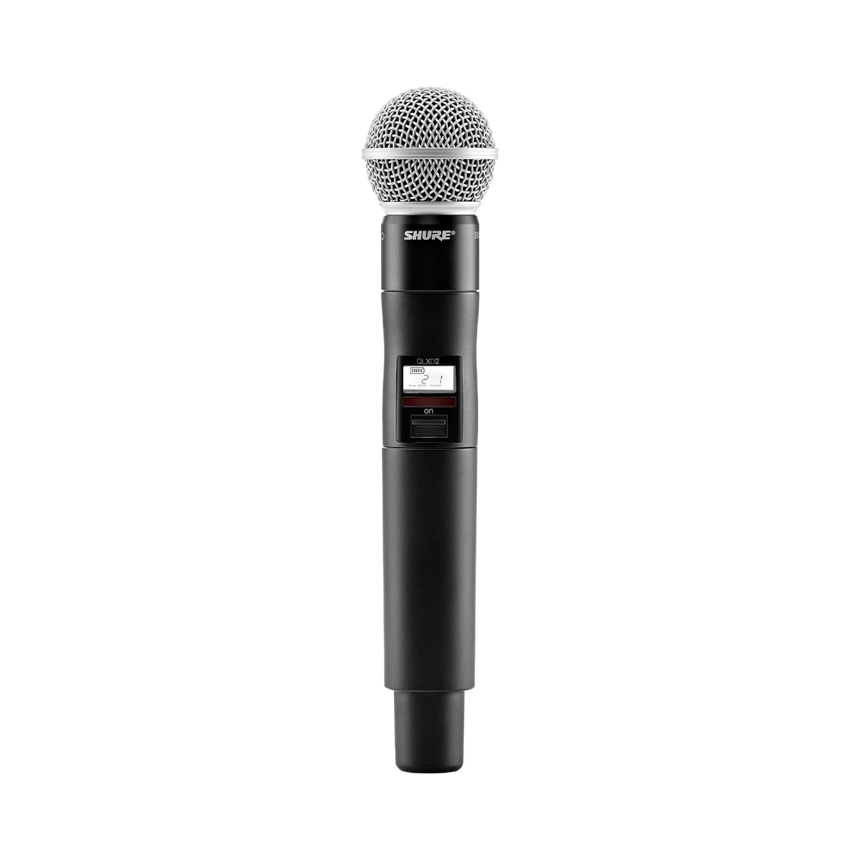 Shure QLXD2/SM58 Digital Handheld Wireless Microphone Transmitter with SM58 Capsule (V50: 174 to 216 MHz) — Being Shipped