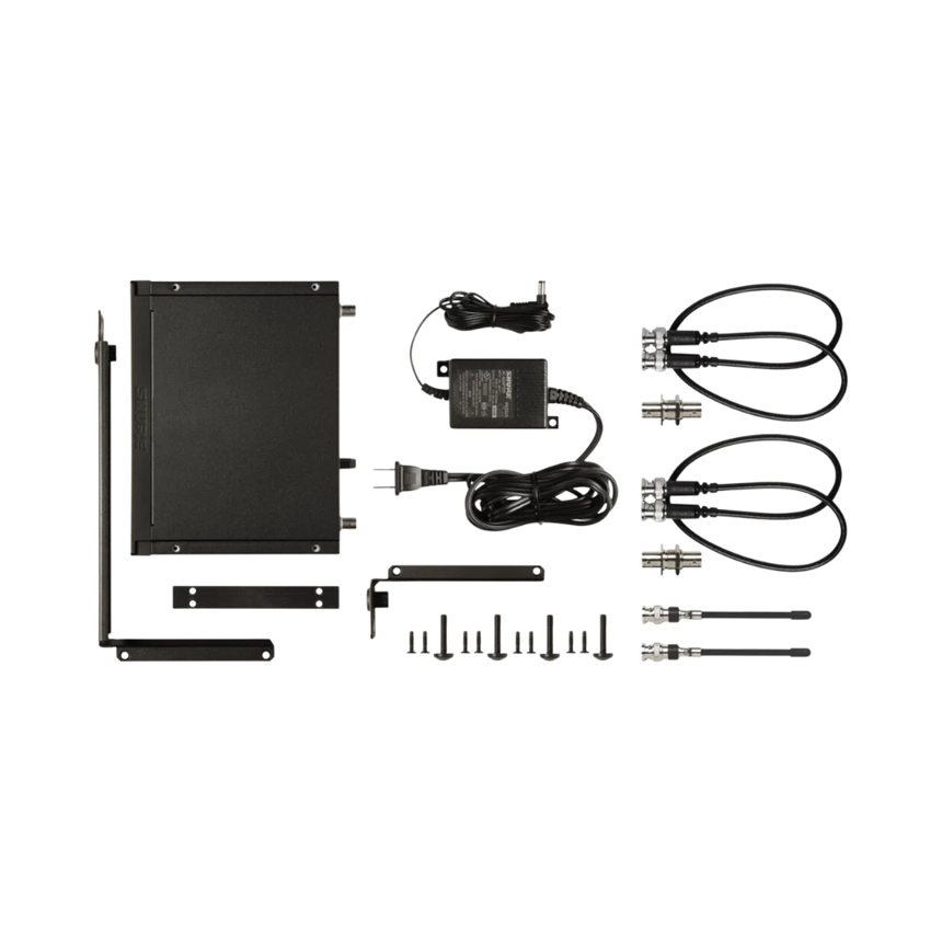 Shure BLX4R Rackmount Wireless Receiver (J11: 596 to 616 MHz) — Being Shipped