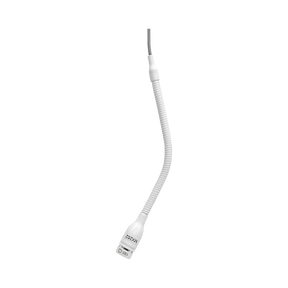 Shure MX202W-A/C Microflex Overhead Cardioid Microphone with Stand Mount Adapter & XLR Connector (White) — Being Shipped