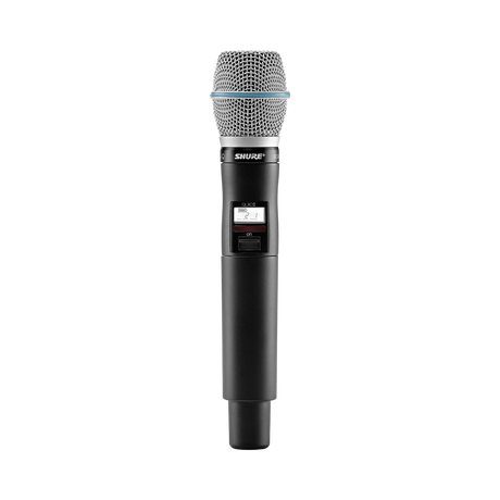 Shure QLXD2/B87A Digital Handheld Wireless Microphone Transmitter with Beta 87A Capsule (G50: 470 to 534 MHz) — Being Shipped