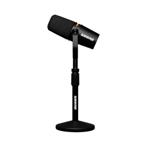 Shure MV7+-K Podcast XLR/USB Microphone Bundle with Gator Desktop Stand (Black) — Being Shipped