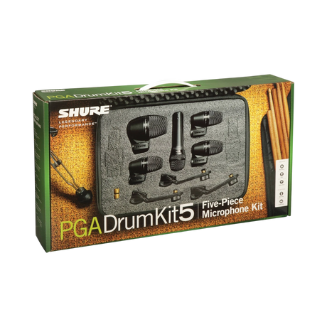 Shure PGADRUMKIT5 5-Piece Drum Microphone Kit — Being Shipped