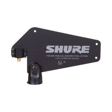 Shure PA805DB-RSMA Dual-Band Passive Directional Antenna for GLX-D+ Wireless (2.4, 5.8 GHz) — Being Shipped