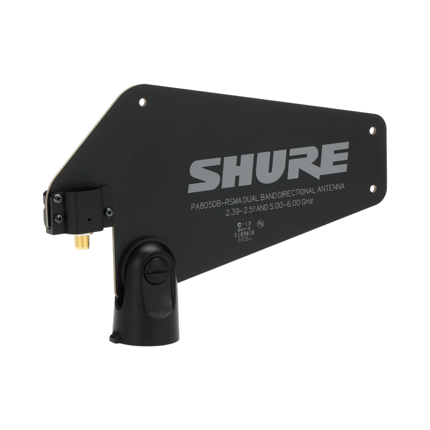Shure PA805DB-RSMA Dual-Band Passive Directional Antenna for GLX-D+ Wireless (2.4, 5.8 GHz) — Being Shipped