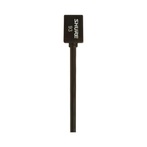 Shure WL93 Subminiature Omnidirectional Lavalier Microphone with 6' Cable and TA4F Connector (Black) — Being Shipped