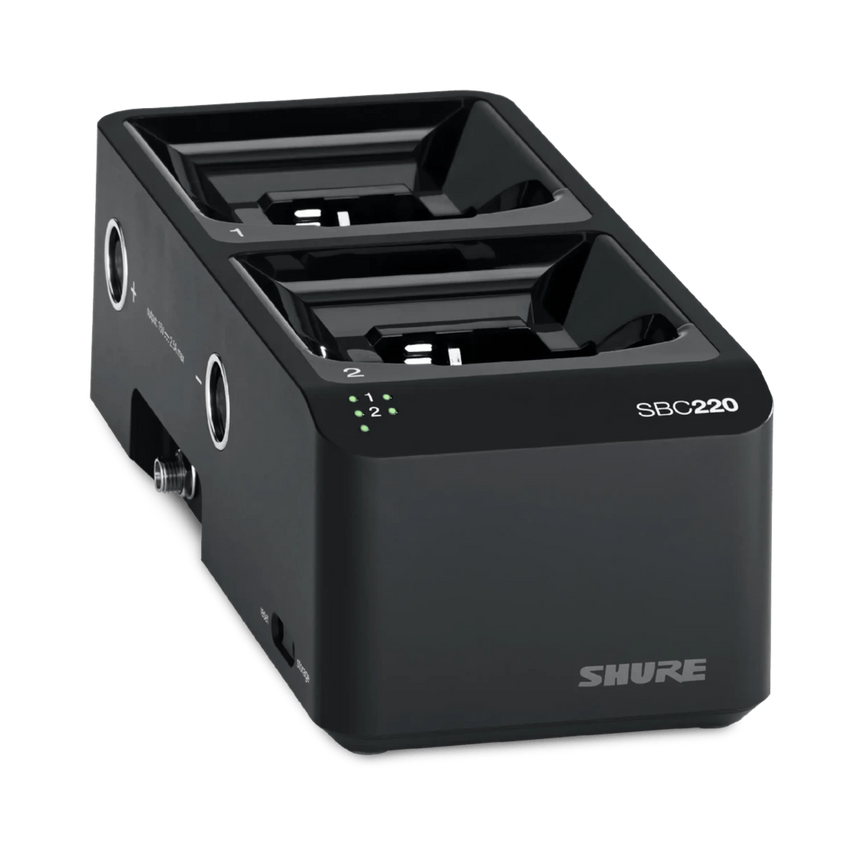 Shure SBC220US Networked 2-Bay Battery Charger with Power Supply — Being Shipped