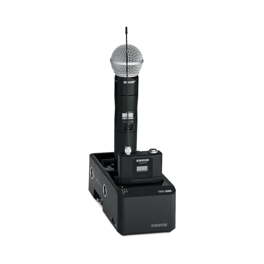 Shure SBC220US Networked 2-Bay Battery Charger with Power Supply — Being Shipped