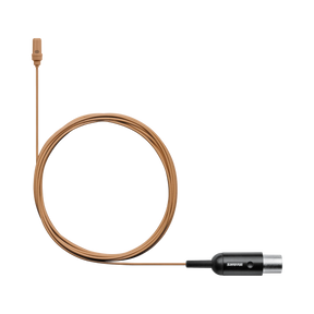 Shure UL4 UniPlex Cardioid Subminiature Lavalier Microphone for Bodypack Transmitter (Cocoa, TA4F) — Being Shipped