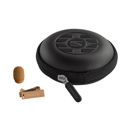 Shure UL4 UniPlex Cardioid Subminiature Lavalier Microphone for Bodypack Transmitter (Cocoa, TA4F) — Being Shipped