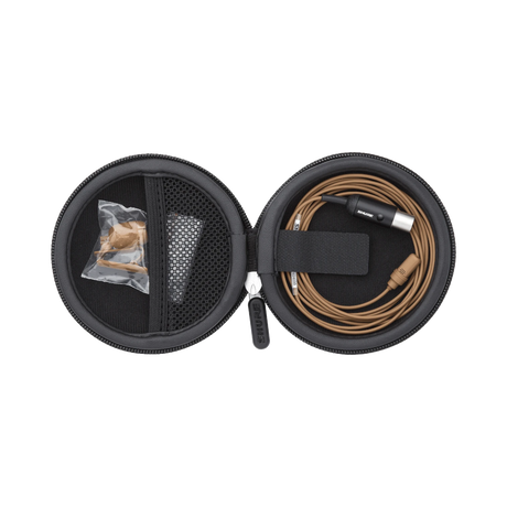 Shure UL4 UniPlex Cardioid Subminiature Lavalier Microphone for Bodypack Transmitter (Cocoa, TA4F) — Being Shipped