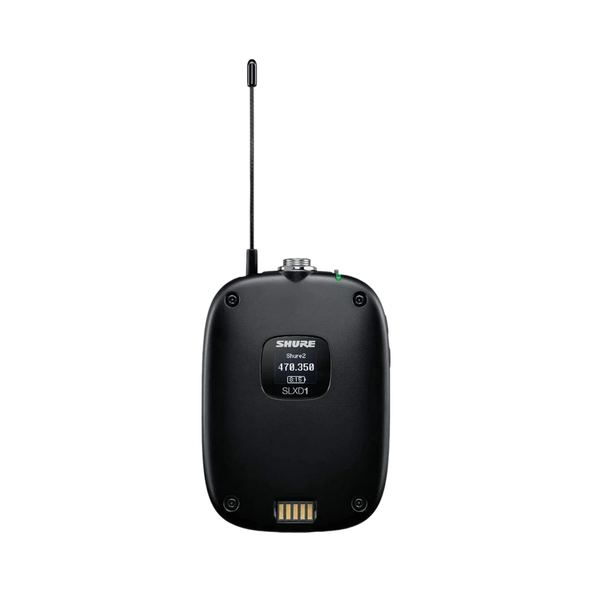 Shure SLXD14/DL4B Digital Wireless DuraPlex Omni Lavalier Microphone System (J52: 558 to 602 + 614 to 616 MHz) — Being Shipped